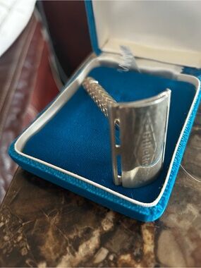 Gillette Vintage Safety Razor - Silver Men's Shaving Razor - made in England